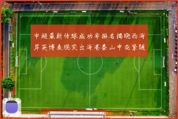 中超最新传球成功率排名揭晓西海岸英博表现突出海港泰山申花紧随其后